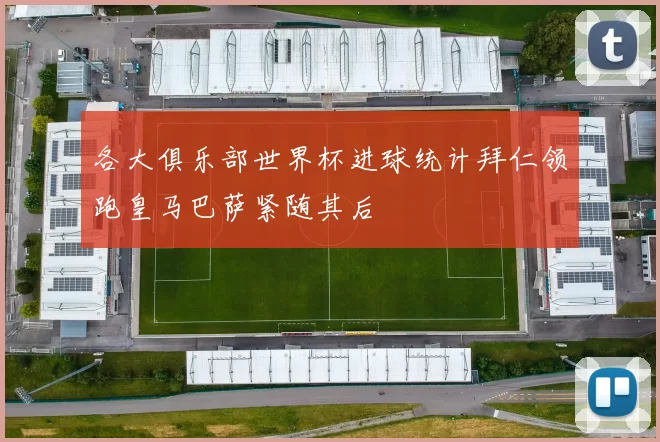 各大俱乐部世界杯进球统计拜仁领跑皇马巴萨紧随其后